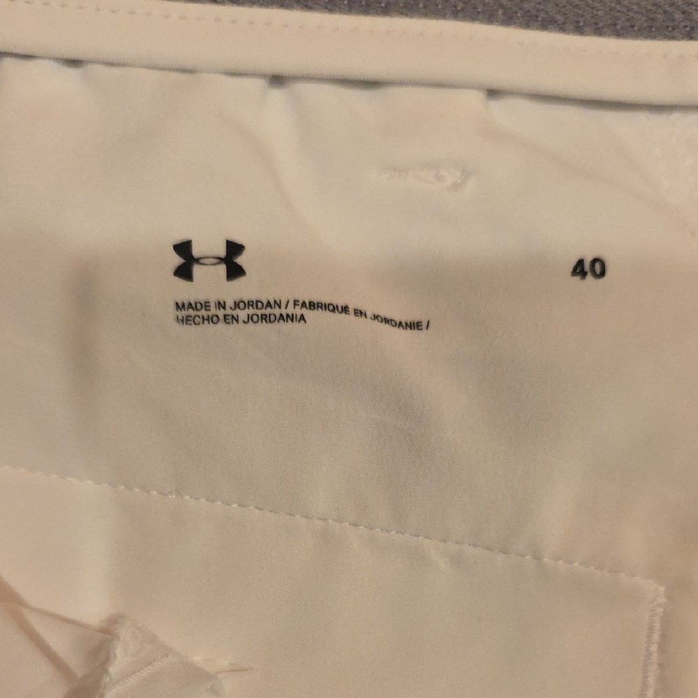 Under Armour Cream/Gray Performance Compression S… - image 2